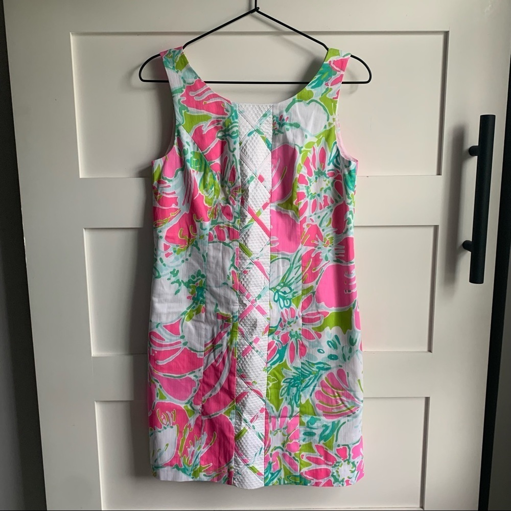 LILLY PULITZER | EUC Cathy Floral Shift Dress sz 0